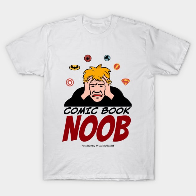 Comic Book Noob Logo Shirt T-Shirt by AssemblyofGeeks